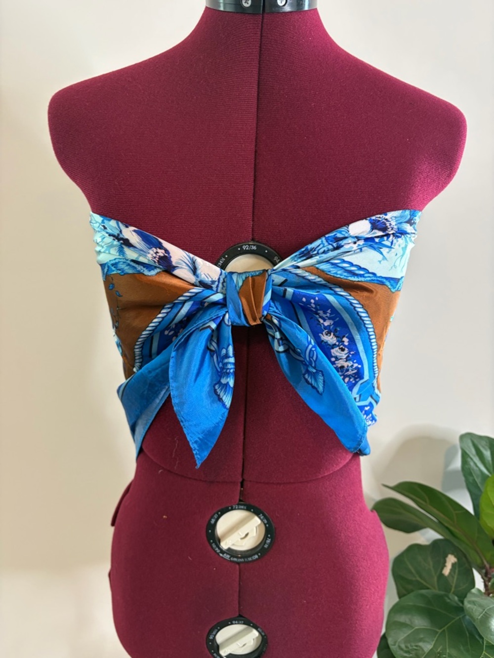 Summer silk Floral Scarf